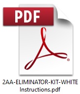 2AA-ELIMINATOR-KIT-WHITE Instructions